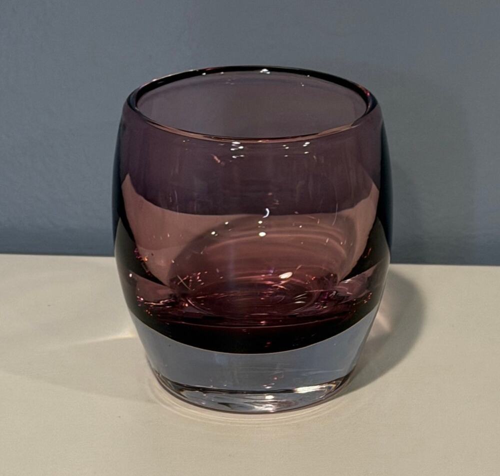 Crate & Barrel Purple Votive